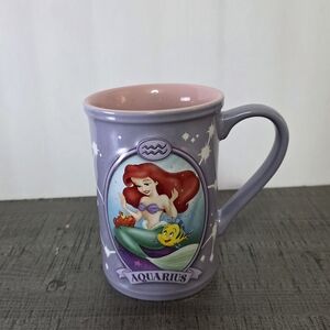Disney The Little Mermaid "Aquarius" Ceramic Mug - Lavender & Pink